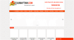 Desktop Screenshot of cuumaytinh.com